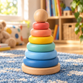 Rainbow Stacking Tower — illustrative lifestyle image