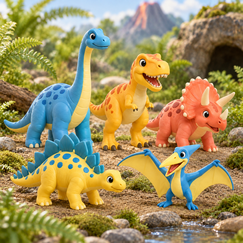 Dinosaur Adventure Figures — illustrative lifestyle image